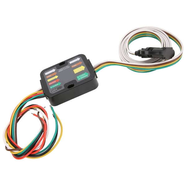 3 til 2 Lednings Trailer Lys Konverter med 152 cm Kabel LED Kompatibel
