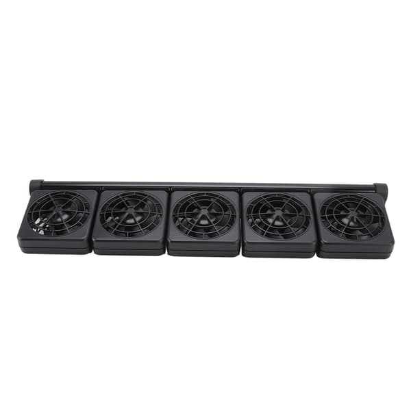 Mini Justerbar 5-hovedet Akvarie Køleventilator US Stik 100 240V
