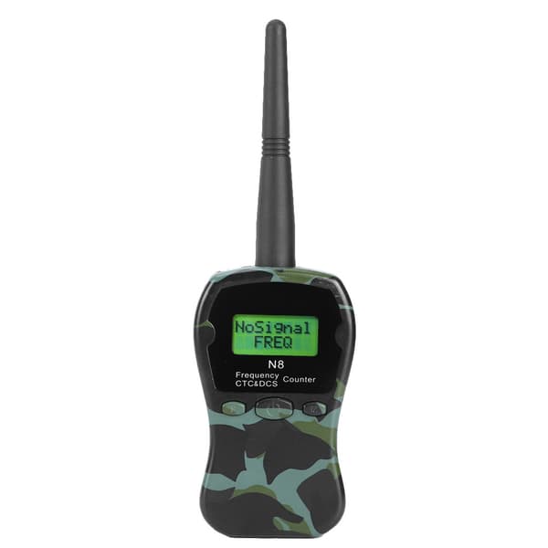 N8 Bærbar Radiofrekvenstæller Meter Walkie Talkie M/ CTCCSS/DCS Dekoder til Bil Marine Camouflage Farve