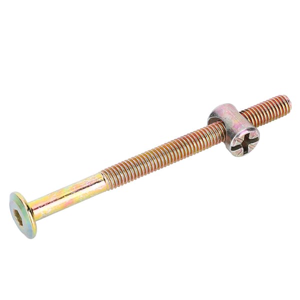 Hex Møbel Koblingsbolte Kulstofstål 100mm