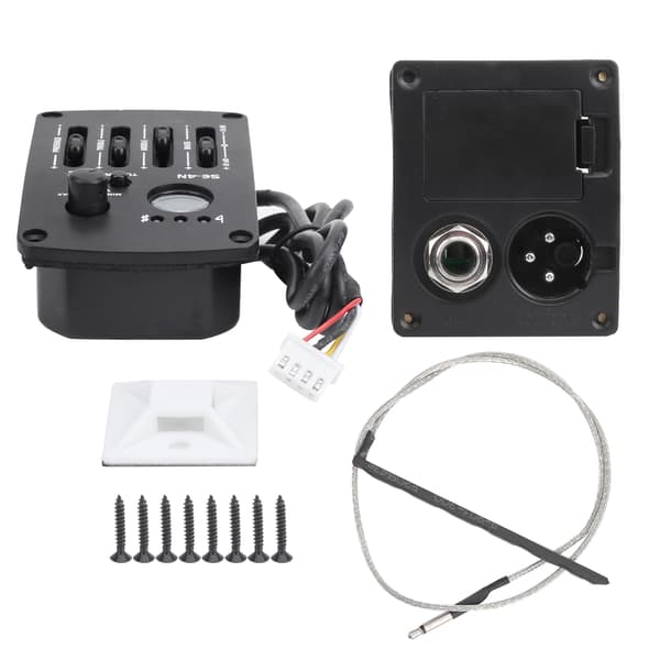 SE 4N 4-bånds EQ Equalizer Preamp for akustisk gitarpickup