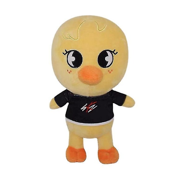 20 cm Skzoo Stray Kids plyschleksak Leeknow Hyunjin Doll A yellow chicken