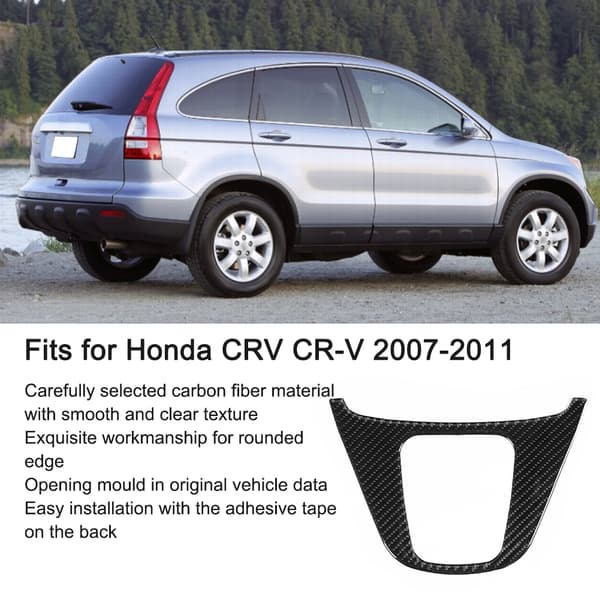 Växelpanel Dekorativ Kolfiberkåpa Passar Honda CRV CR V 2007-2011