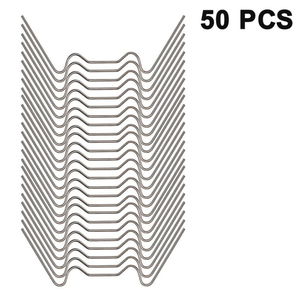 Ruostumattomasta teräksestä valmistetut lasikiinnikkeet, W-tyyppinen kasvihuoneklipsi, kasvihuone- ja taloonttokammiopaneeliin 50pcs 50pcs