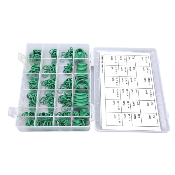 345PCS Universal Gummi O-ring Sortimentssats Dammtät Luftkonditionerings Tätningsring för Bil