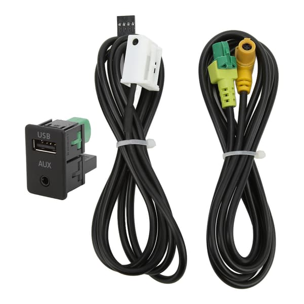 Bil Stereo AUX Bryter USB Kabel Adapter Erstatning for RCD510 RNS315 B6 B7 CC