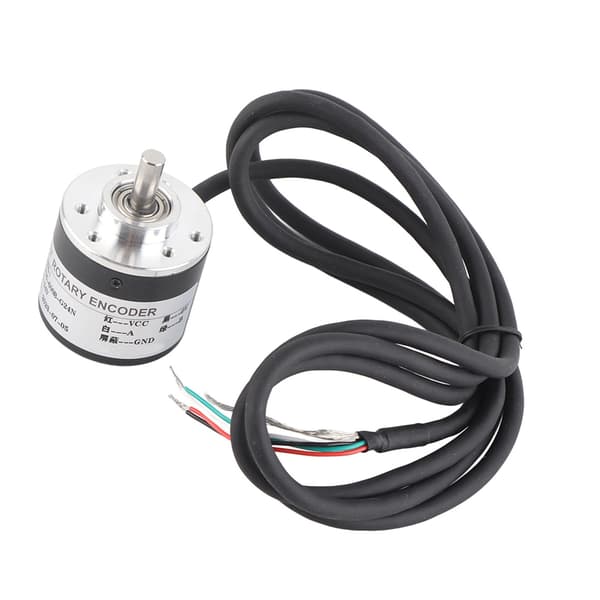 600P/R Magnetisk inkrementell roterende encoder 5V til 24V AB 2 fase 6mm aksel