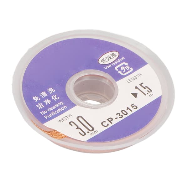 CP 3015 PCB 1.5m Lavrester Soft Braid Desoldering Wick