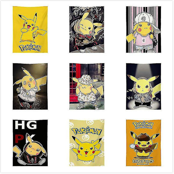 Pikachu-sarjan yöpöydän taustaseinävaide - 2692 2692