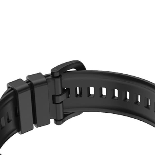 Justerbar Silikone Smart Watch Rem til Huawei Watch Fit 2 Sort