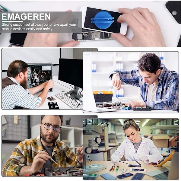 4 stycken sugkroppar Sugkopp 4 olika färger Dent Body Sugkopp Sugdiameter för reparation av elektroniska bilglasmetaller