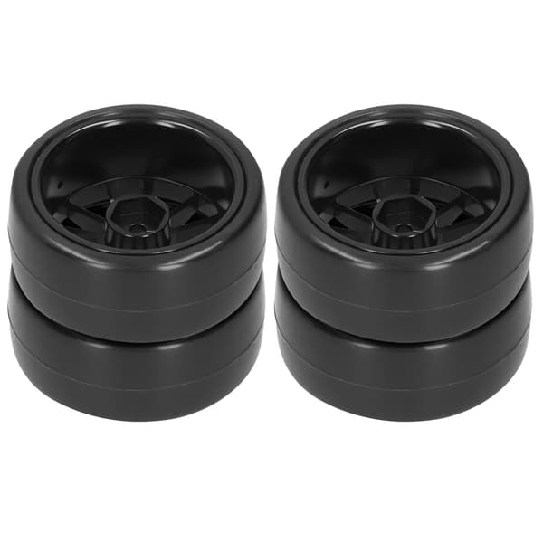 4 stk. aluminiumslegering driftdekk RC biltilbehør passer til WPL D12 1/10 RC lastebil 63MM