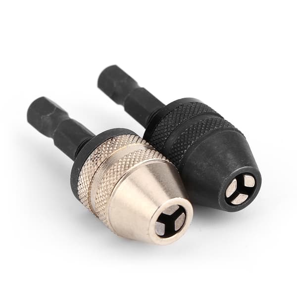 1 4 tommer nøglefri borepatron Hex Shank Adapter Converter Quick Change 0,3-3 mm SG