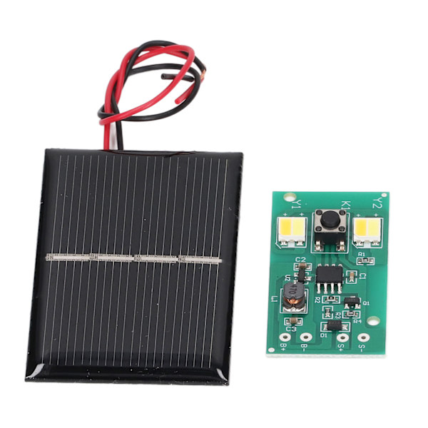 2 Sæt Solcelle Lys Kontrolpanel Høj Drive Effektivitet Solcellelampe Controller Board 1.2V til Have