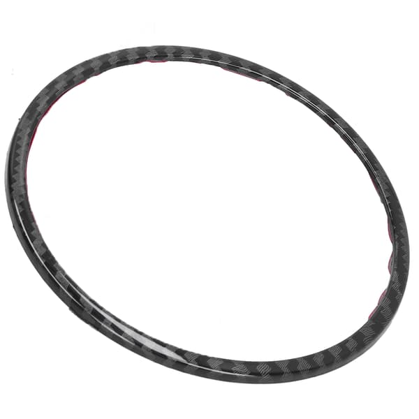 Mazda 3 Axela 2020 Kulfiber Blank Sort Ratpanelkappe Trim Paljetter Cirkelmærke Ring