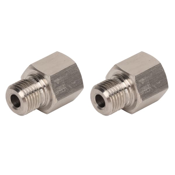 1/8in NPT til M10 X 1.0 han manometeradapter lækagesikker rustfrit stål universal til biler