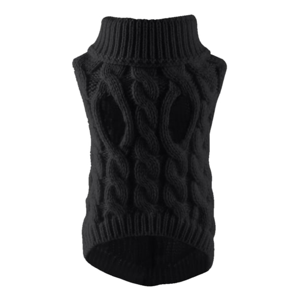 hund sød kæledyr sweater mode efterår vinter Black L