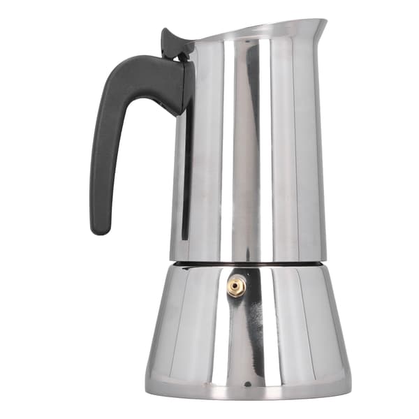 Spishall Moka Potte 430 Rustfrit Stål Bærbar Komfur Top Induktionskaffemaskine 2 Kopper