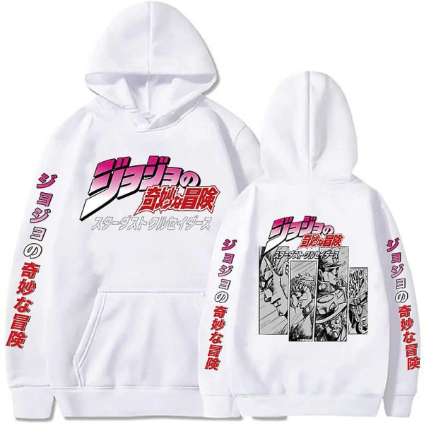 Jojo's Wonderful Adventure Långärmad Hoodie för rollspel XL