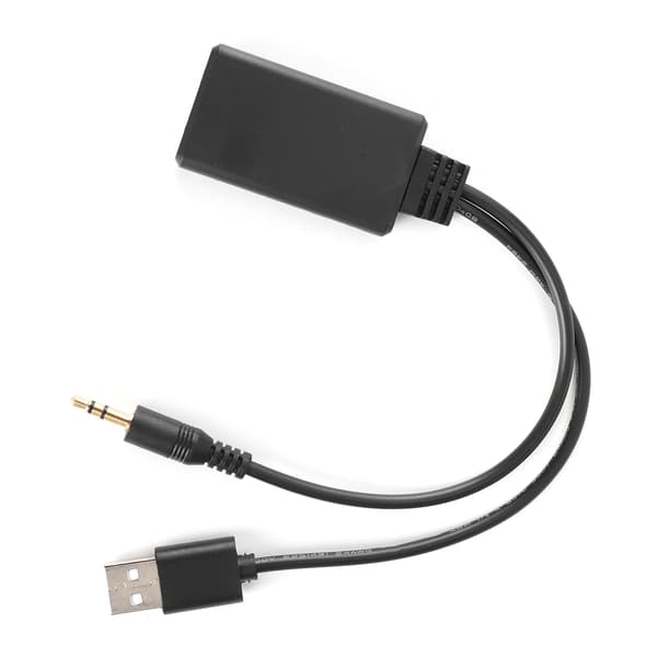 Bluetooth 5.0 Receiver Adapter Kabel USB+3.5mm Port Stereo Audio til Bil AUX Højttaler Universal