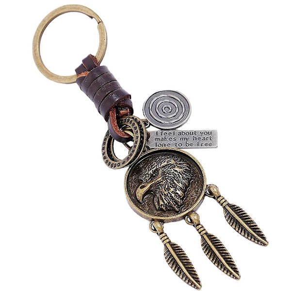 1kpl Alloy riippuva avaimenperä Eagle Keychain Charm avaimenperä