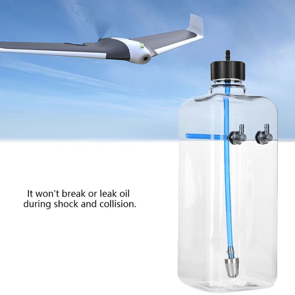 Transparent brændstoftank til 85-120CC RC fly - 1000ml
