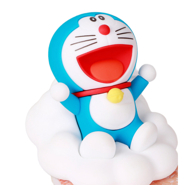 Blind Box Doraemon Night Tour Starry Sky Series Tecknad Nobita Handgjord leksak Söt dockbil (4 delar)
