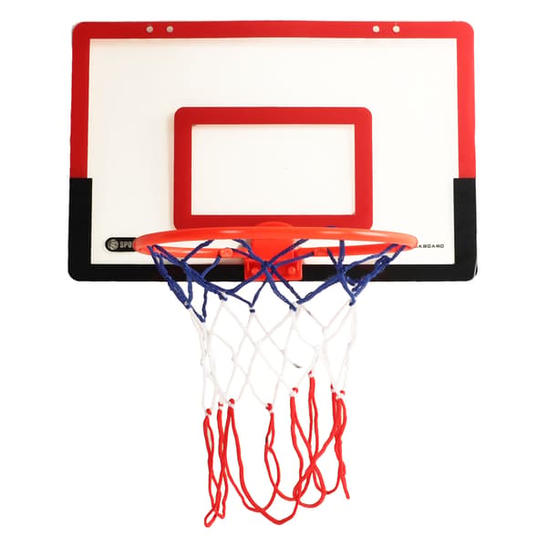 Vikbart Barn Basketbollset Med Hängkrok Pump Rod Basket Mål Lek