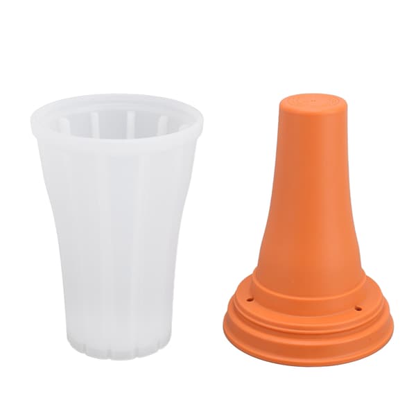 Slushie Maker Mugg 150ml Snabbfrys Stor Kapacitet Orange Dryckesmaskin