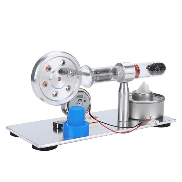 Steam Power Physics Science Lab Undervisningsverktyg - encylindrig sterlingmotormodell