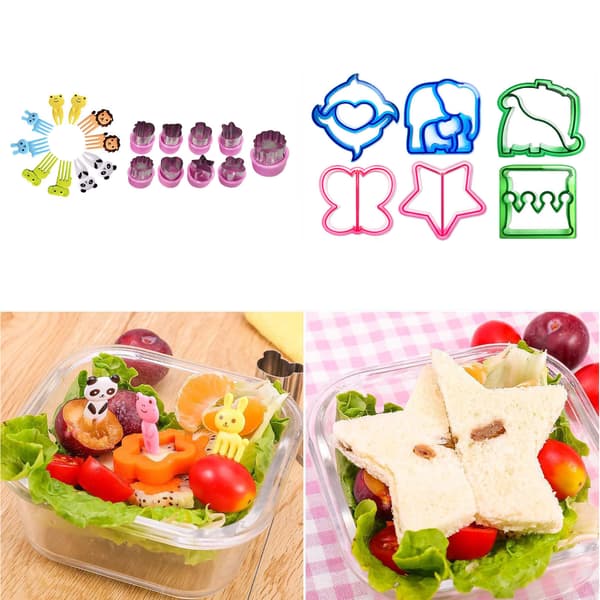 25 stk. Sandwichkuttersett Sikker Fruktkakekutter DIY Bakeutstyr