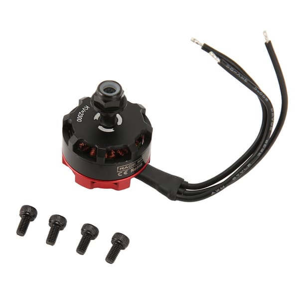 RS2205 2300KV Børsteløs Motor CW CCW 3-4S til FPV Racing Drone Multikopter Sort