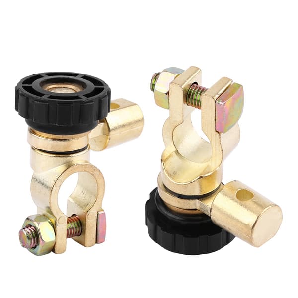 Universal bilbatteri hovedstrømbryter terminal isolator svart