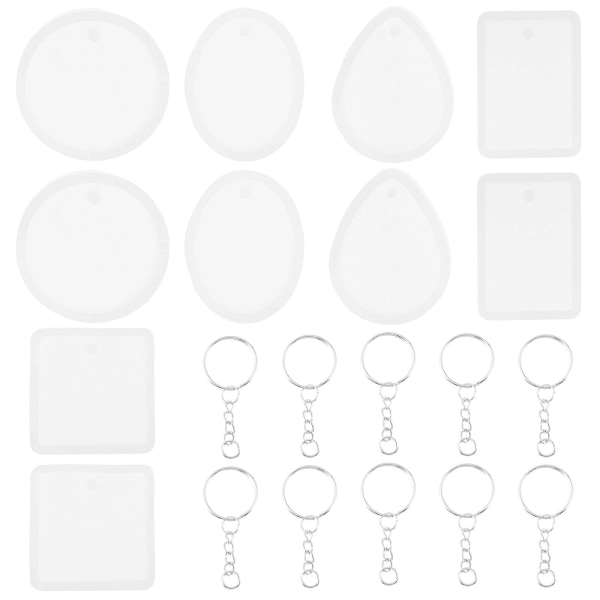 10 kpl DIY- mold ja 10 avaimenperä ja set