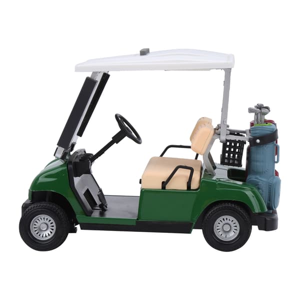 Golf evighetskalender i plast, klubbbil, gave, minigolfbilklokketilbehør