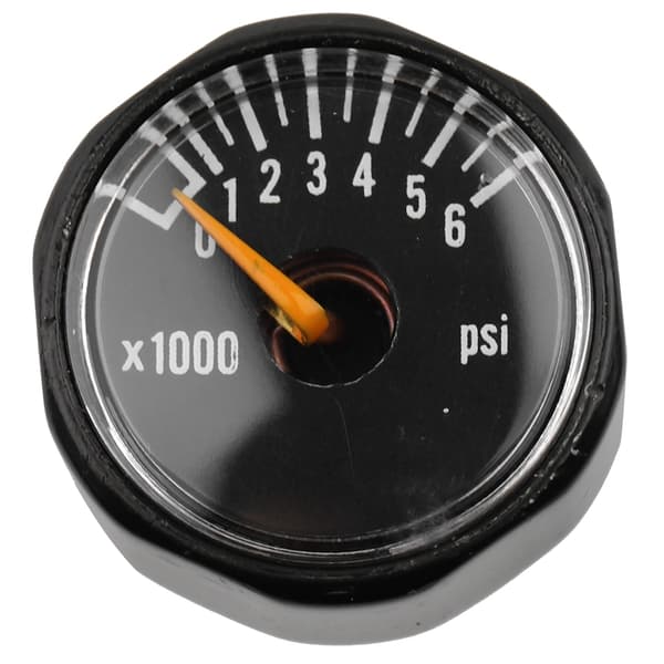 1 8 NPT Precisionsventil Mini Tryckmätare Koldioxid Mikromanometer 6000 PSI