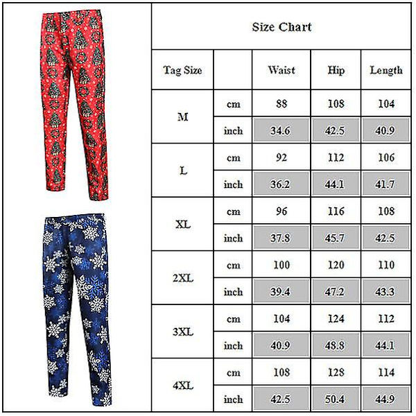 Miesten print Blue 4XL