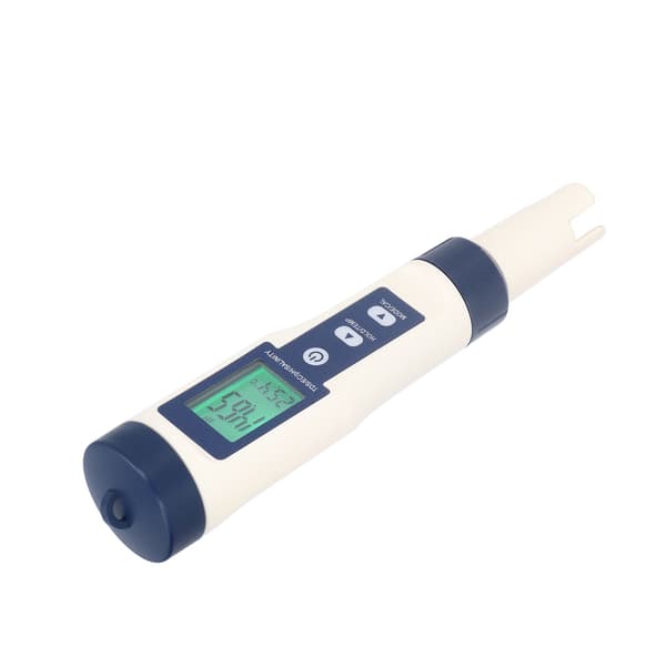 5 i 1 Digital Vannkvalitetstester PH Salt Temperatur TDS EC Vanntett Bakgrunnsbelyst