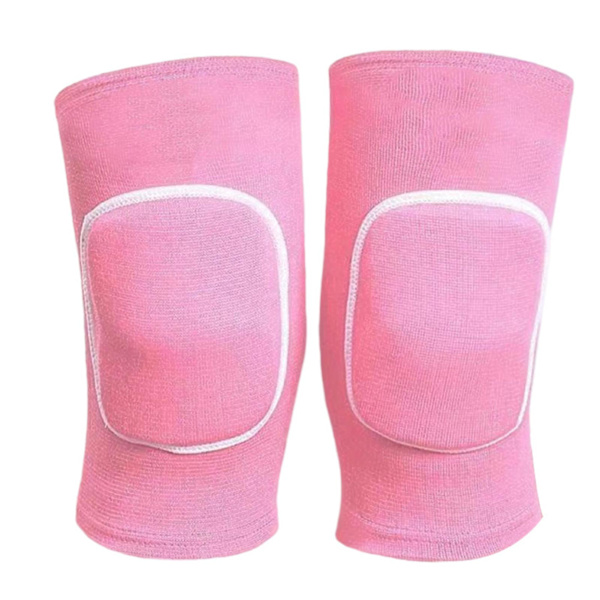 Ett par halkfria mjuka knäskydd för dans som andas Pink M