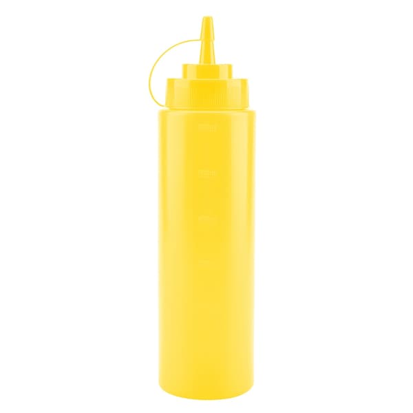 720ml 10-pakning Plast Oljedispenser for Olivenolje Eddik Gul