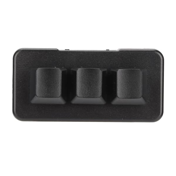 RGB Bakgrundsbelyst 3-knapps Mini Mekanisk Programmerbar Makroknappsats USB-gränssnitt Plug and Play Svart