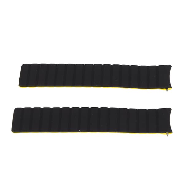 Amazfit GTR 3 Pro 22mm Sort Gul Silikone Universal Magnetisk Urrem