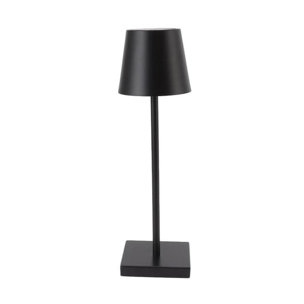LED Touch Lampe Moderne Simpel Genopladelig Høj Lysstyrke Dæmpbar Trådløs Bordlampe til Restaurant Bar Sort