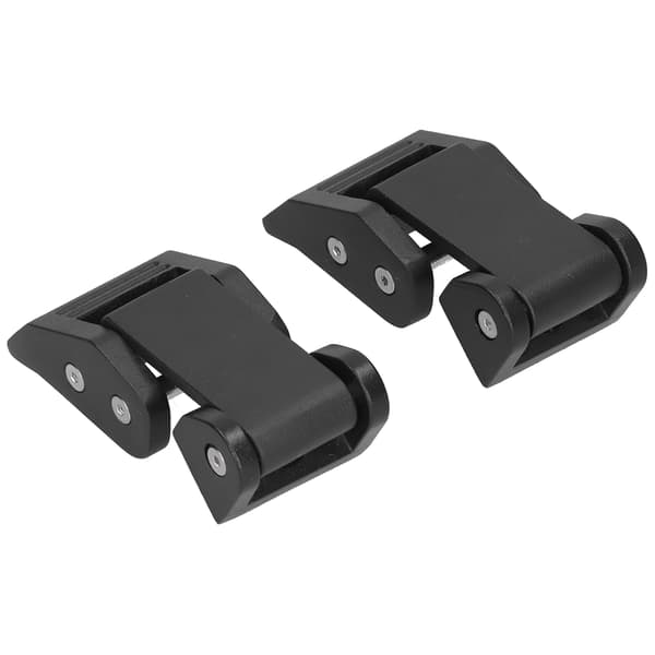 Motorhjelm Låsbeslag Kit Aluminium Legering Sort Passer til Jeep Wrangler / Gladiator