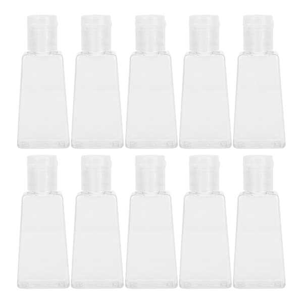 10-pack 30 ml påfyllningsbar plastflaska lotionkrämpump sminkkosmetika