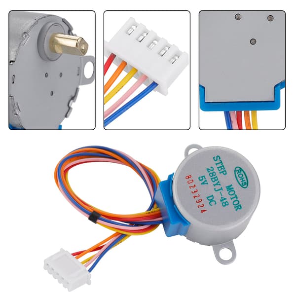 5V 4-faset 5-leder Steppermotor Sæt 5 stk