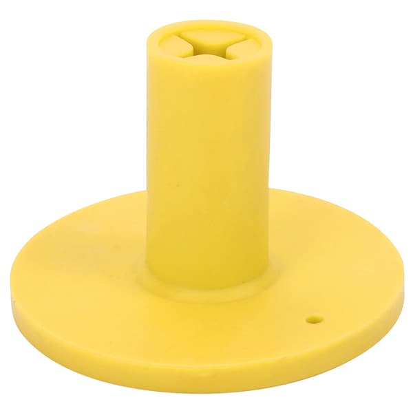 Golf Treningsball Tees Gummi Driving Range Tees Holder Tilbehør Gul