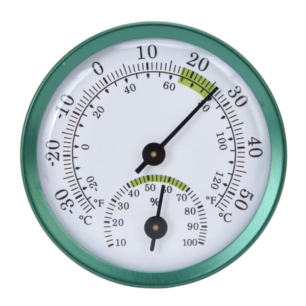 Mini Väggmonterad Termometer Hygrometer Transparent Stor Skärm