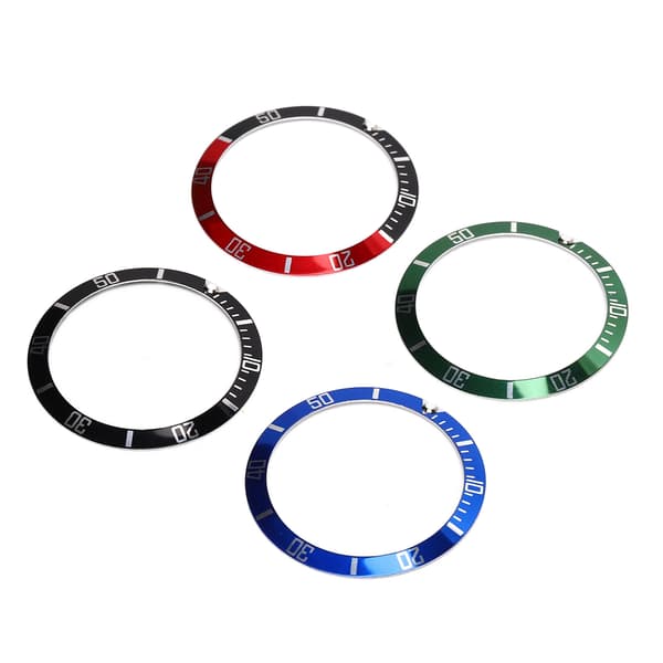 4 stk. Aluminium Klokke Bezel Ring Erstatning Klokke Bezel Tilbehør