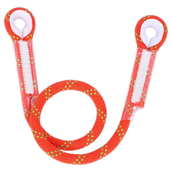 60cm 120cm 150cm Utomhus Överlevnad Klättring Säkerhetsrep med Ringlager Orange